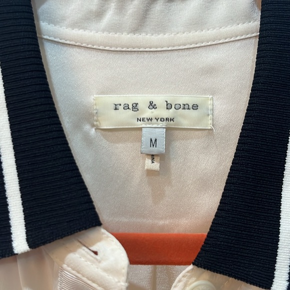 Rag & Bone Silk Collared Shirt - Picture 2 of 2